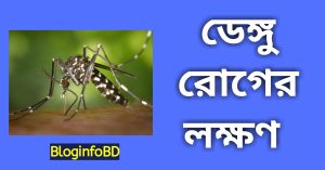 ডেঙ্গু রোগের লক্ষণ । Symptoms of Dengue Fever