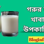 গরুর দুধ খাবার উপকারিতা | Benefits of Milk